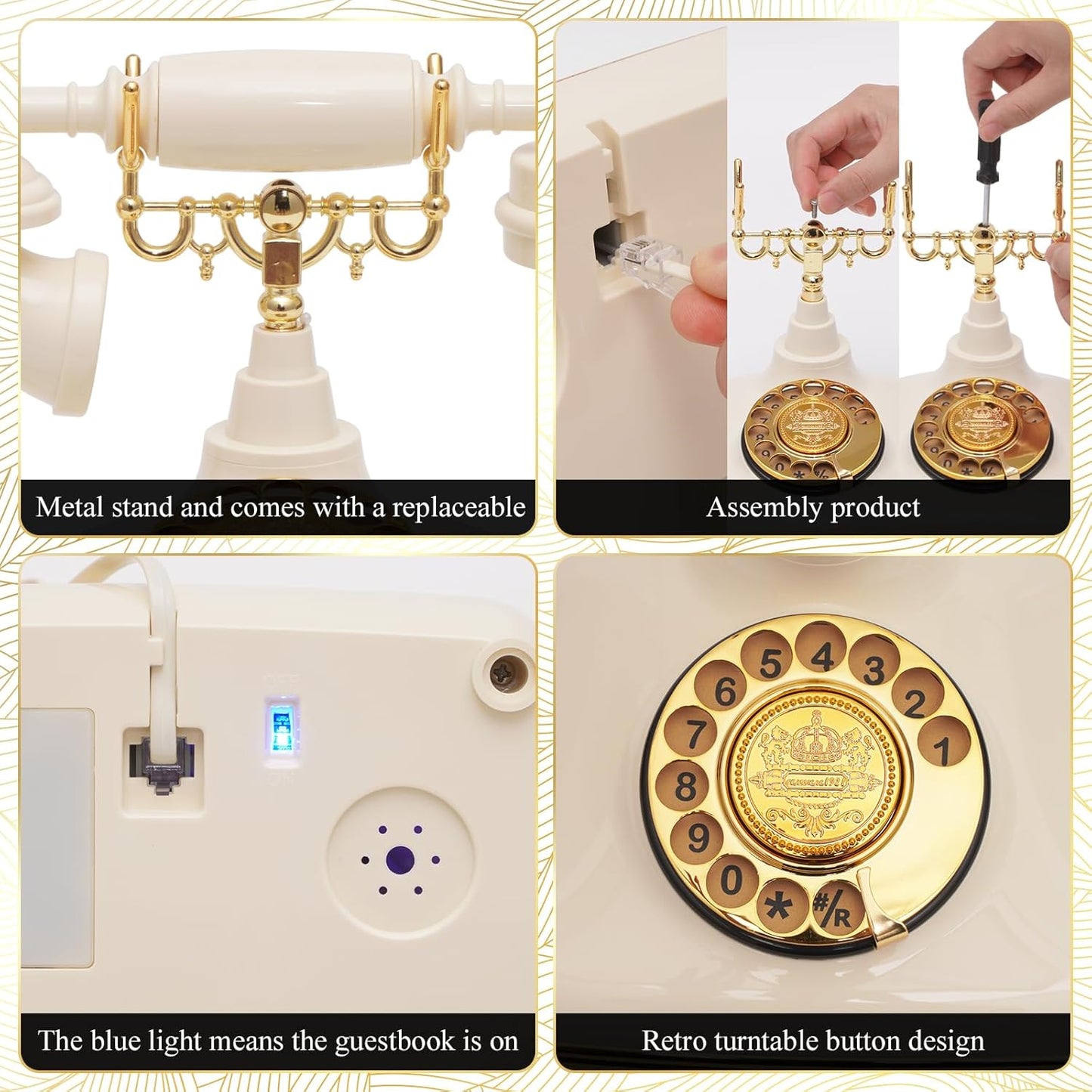 The Ella Rotary Dial Audio Guestbook