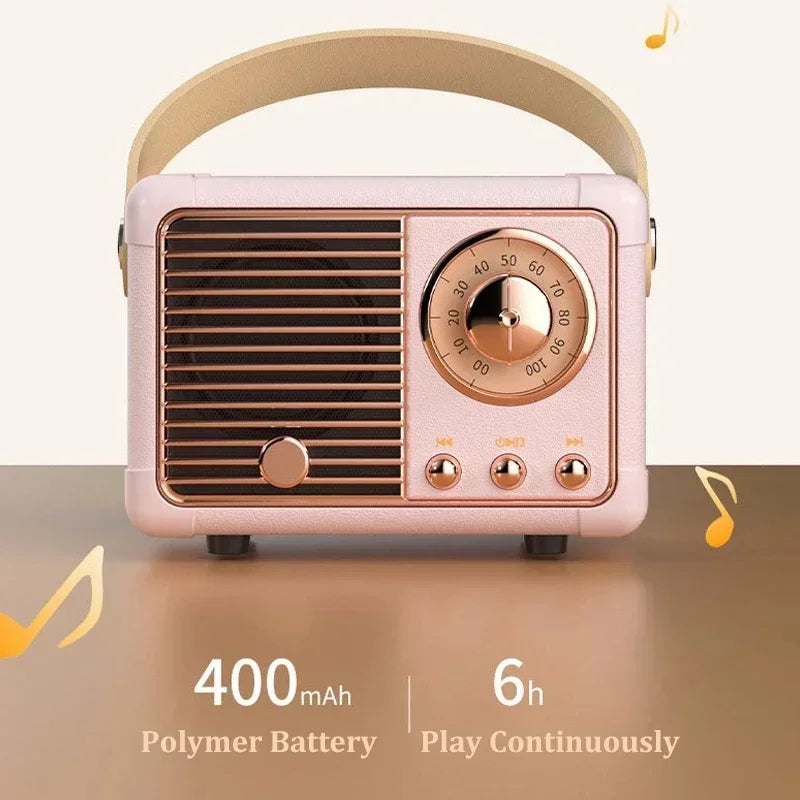 Retro Portable Bluetooth Speaker