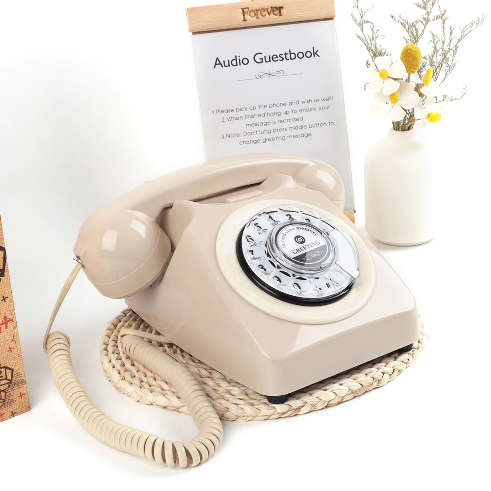 The Toni Rotary Dial Audio Guestbook