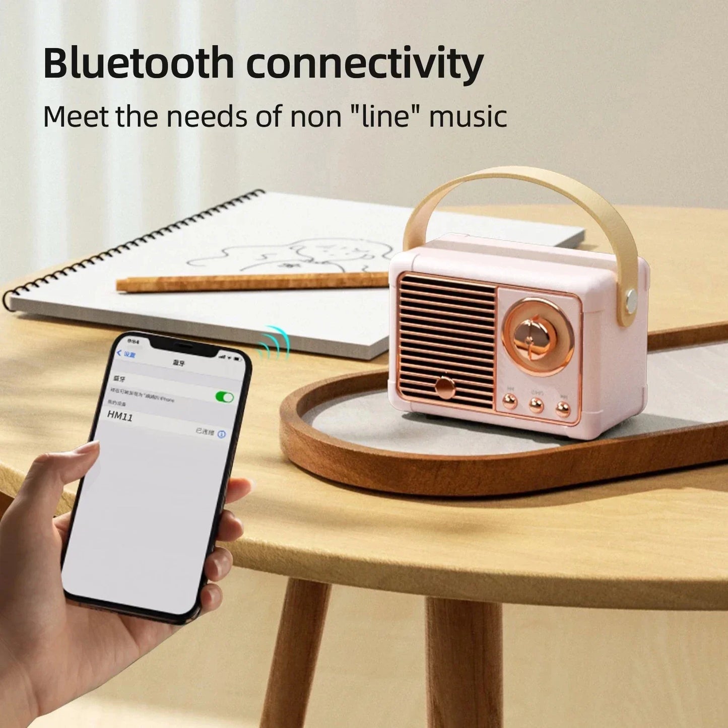 Retro Portable Bluetooth Speaker