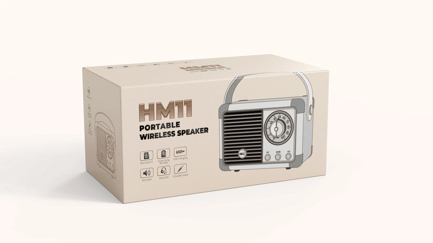 Retro Portable Bluetooth Speaker