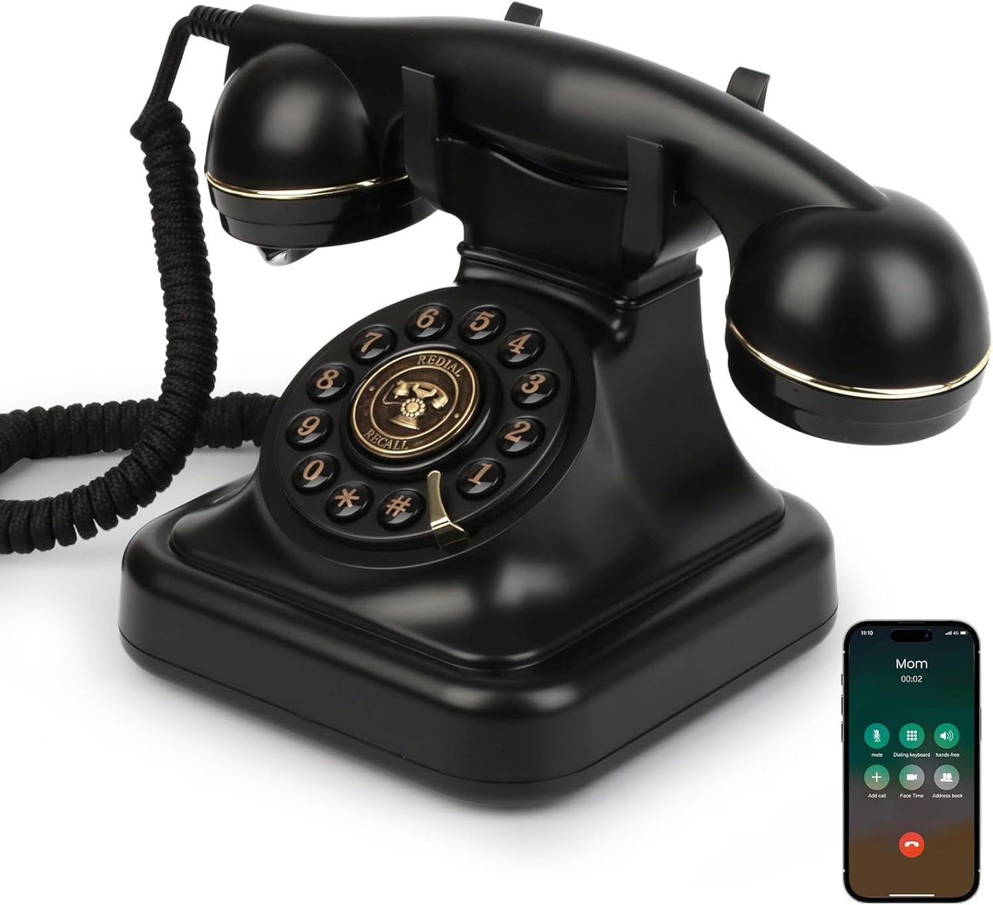 Bluetooth Push Button Landline Telephone