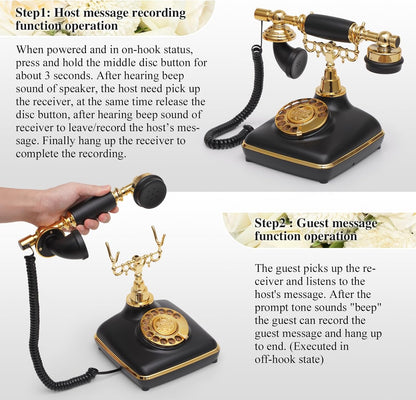 The Ella Rotary Dial Audio Guestbook