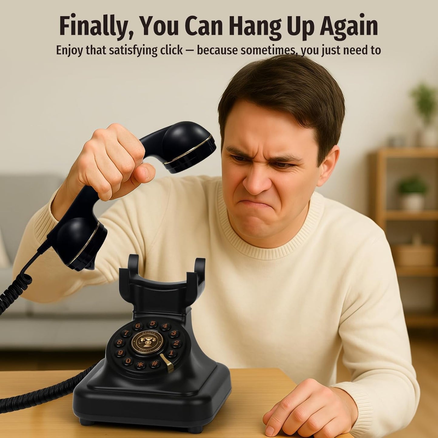 Bluetooth Push Button Landline Telephone