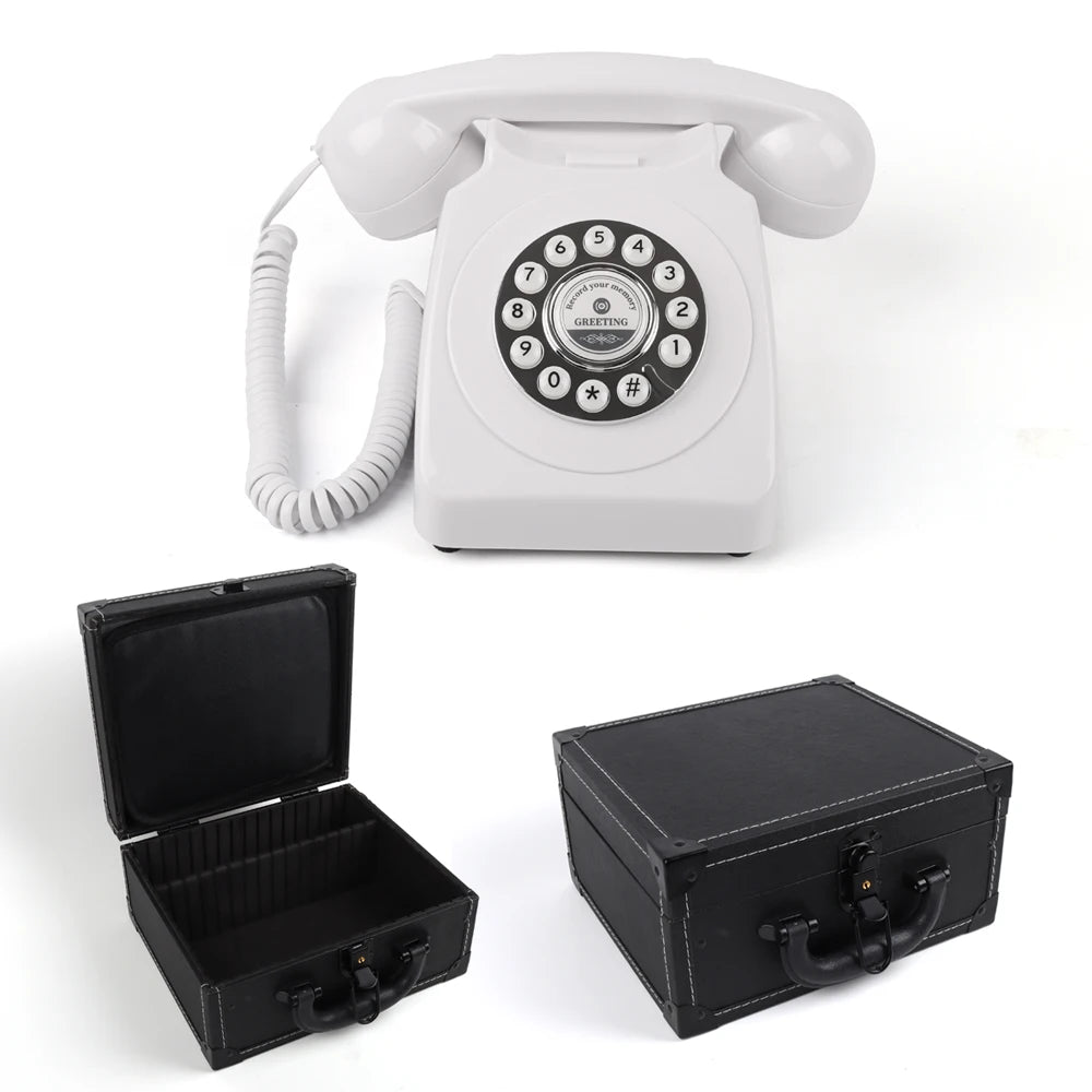 The Toni Push Button Audio Guestbook with Case