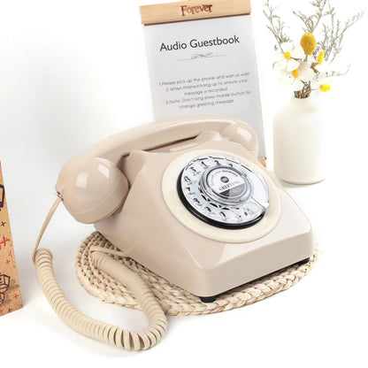 The Toni Rotary Dial Audio Guestbook