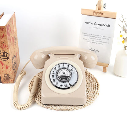 The Toni Rotary Dial Audio Guestbook