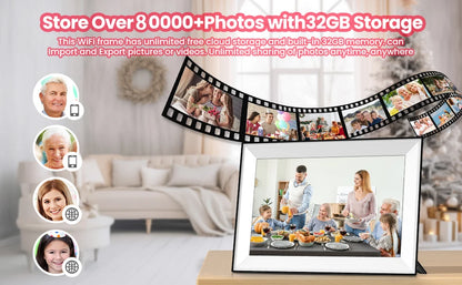 10.1-Inch Touchscreen Digital Photo & Video Frame