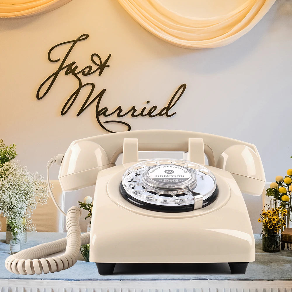 The Alicia Rotary Dial Audio Guestbook