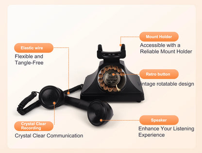 The Michelle Rotary Dial Audio Guestbook