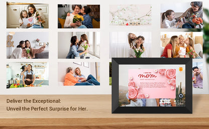 10.1-Inch Touchscreen Digital Photo & Video Frame
