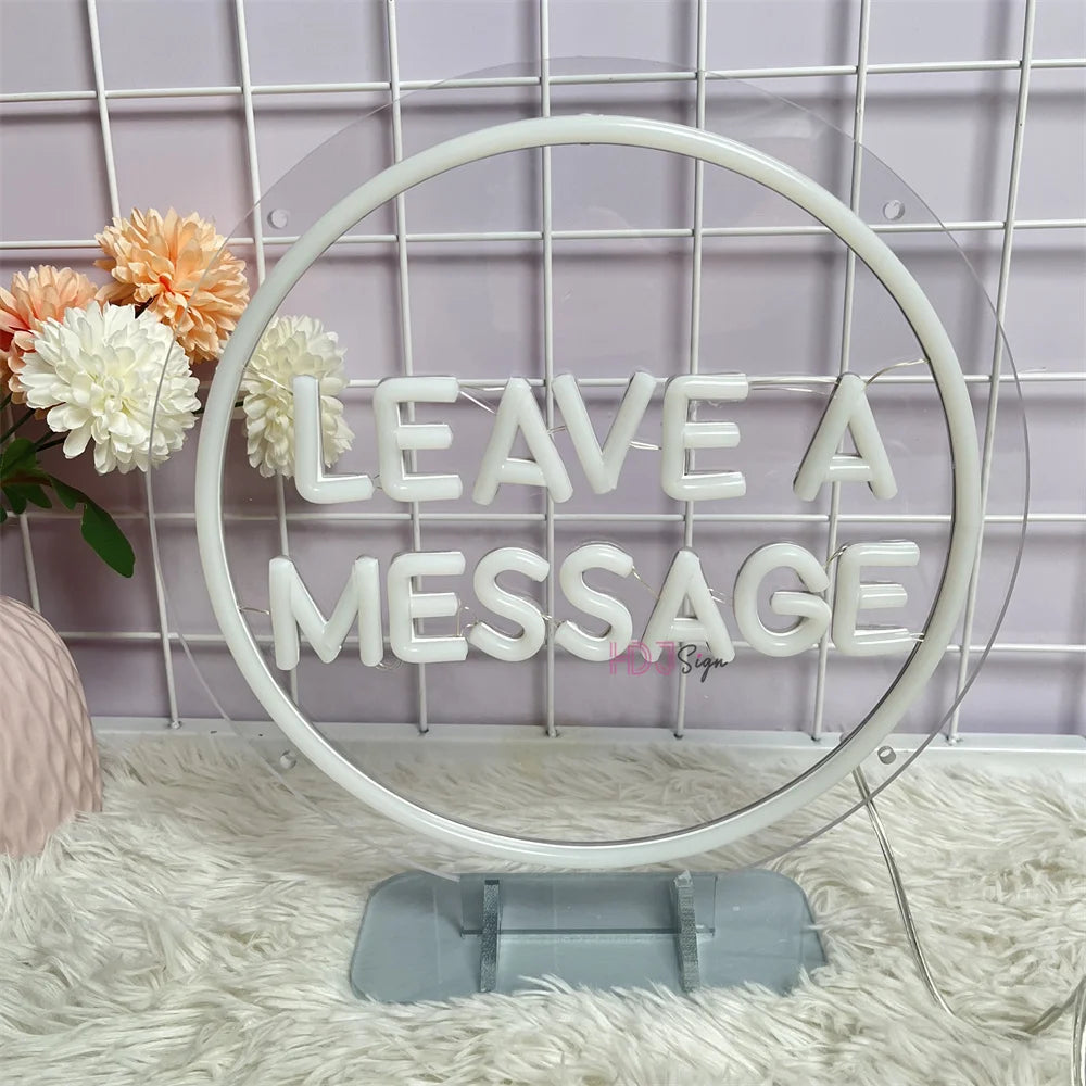 Leave A Message LED Neon Sign