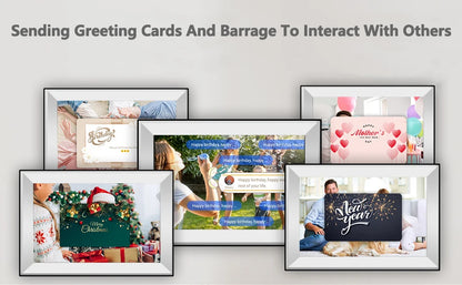 10.1-Inch Touchscreen Digital Photo & Video Frame