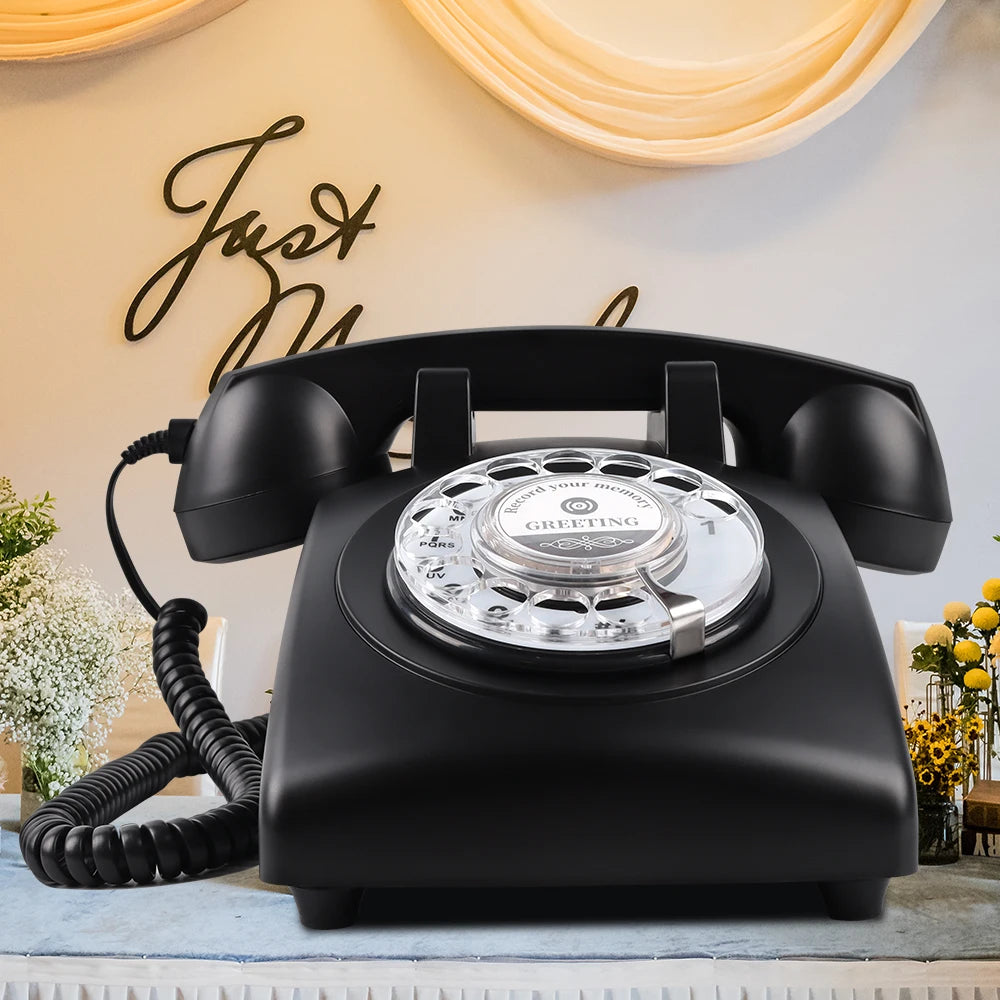The Alicia Rotary Dial Audio Guestbook