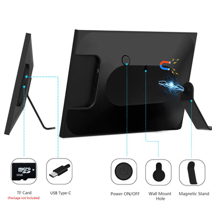 10.1 Inch Touchscreen Digital Photo & Video Frame