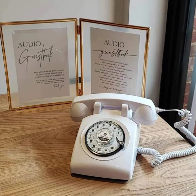 The Alicia Rotary Dial Audio Guestbook