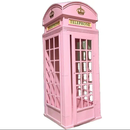 London Telephone Booth (Pink)