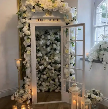 London Telephone Booth (White)