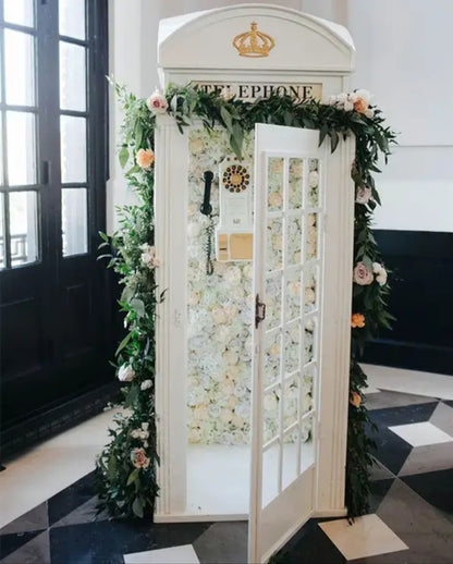 London Telephone Booth (White)