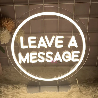 Leave A Message LED Neon Sign