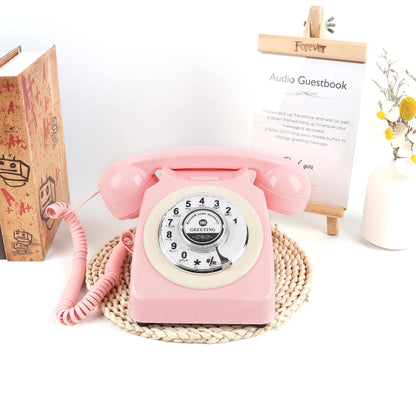 The Toni Rotary Dial Audio Guestbook