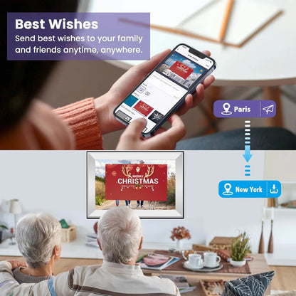 10.1-Inch Touchscreen Digital Photo & Video Frame
