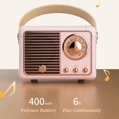 Retro Portable Bluetooth Speaker